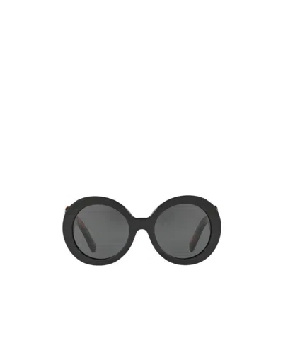 Prada Logo Sunglasses In Gray