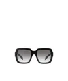 Prada Logo Sunglasses In Gray