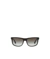 Prada Logo Sunglasses In Gray