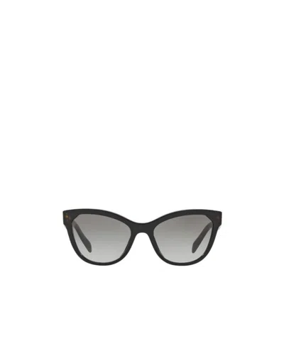 Prada Logo Sunglasses In Gray