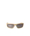 Prada Rectangle-frame Sunglasses In Gray