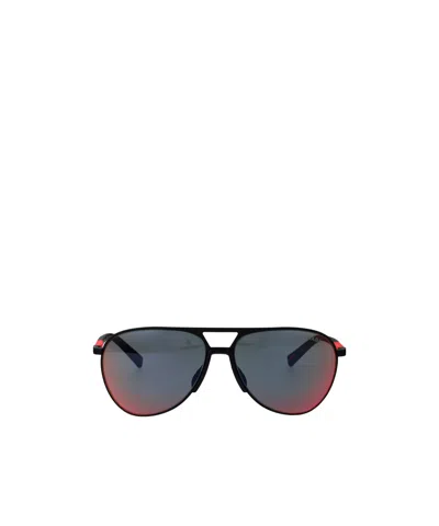 Prada Logo Sunglasses In Gray
