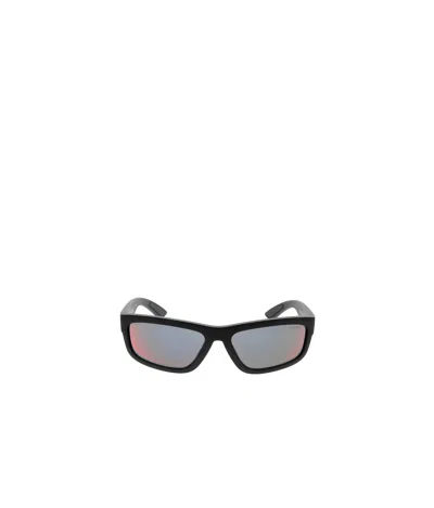 Prada Logo Sunglasses In Gray