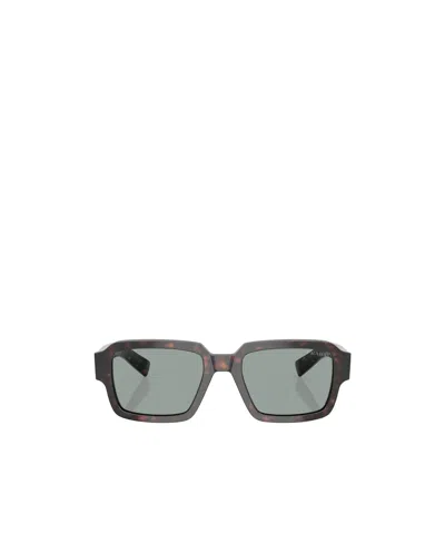 Prada Logo Sunglasses In Gray