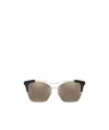Prada Logo Sunglasses In Gray