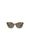 Prada Logo Sunglasses In Green