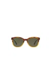 Prada Logo Sunglasses In Green