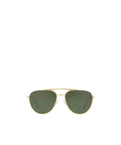 Prada Logo Sunglasses In Green