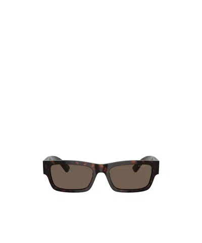 Prada Logo Sunglasses In Green