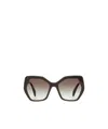 Prada Logo Sunglasses In Multicolor