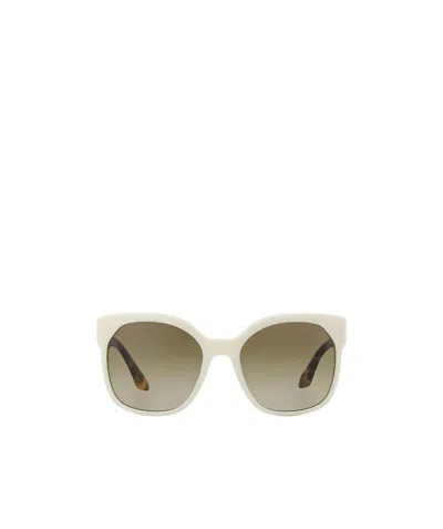 Prada Logo Sunglasses In Nude
