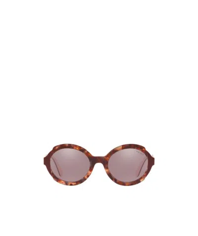 Prada Logo Sunglasses In Nude