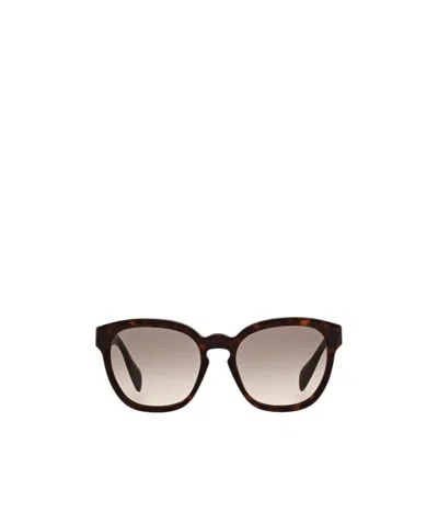 Prada Logo Sunglasses In Nude
