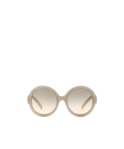 Prada Logo Sunglasses In Nude