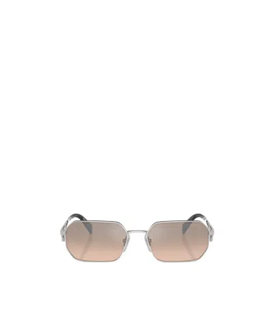 PRADA PRADA EYEWEAR GEOMETRIC FRAME SUNGLASSES