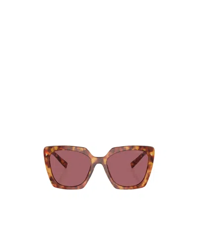 Prada Logo Sunglasses In Pink