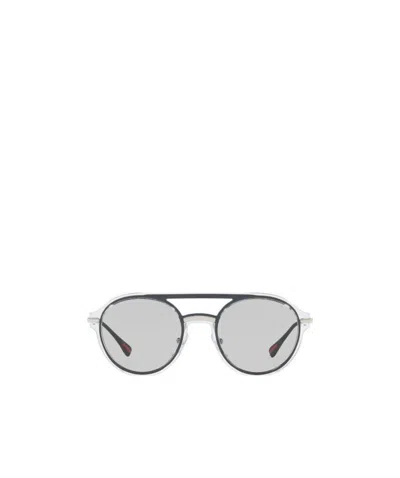 Prada Logo Sunglasses In White