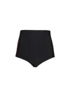 Prada Stretch Jersey Swim Shorts In Black