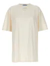 Prada Women's Ivory Jersey T-shirt