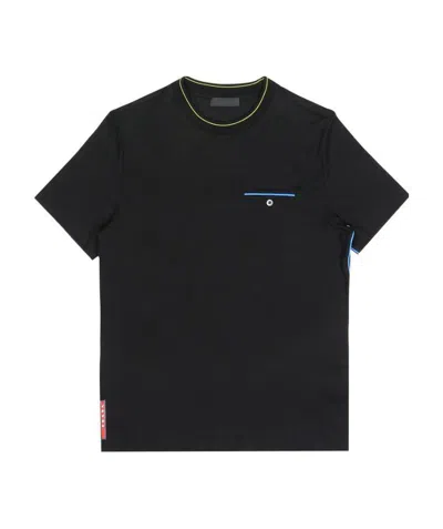 Prada Logo T-shirt In Black