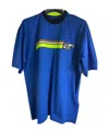 Prada Logo T-shirt In Blue
