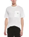 Prada Re-nylon And Jersey T-shirt In Multi