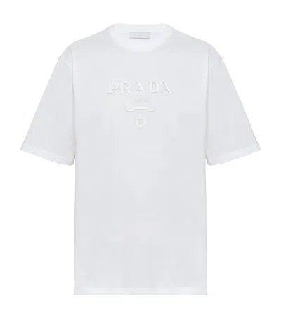 Prada Logo T-shirt In White