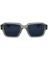 Prada Logo Tinted Square-frame Sunglasses (authentic Pre-loved) In Gray