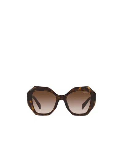 PRADA LOGO TORTOISESHELL SUNGLASSES