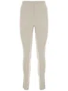 Prada Elastic Waistband Cashmere Blend Leggings In Nude