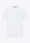 Prada Triangle Logo Cotton T-shirt
