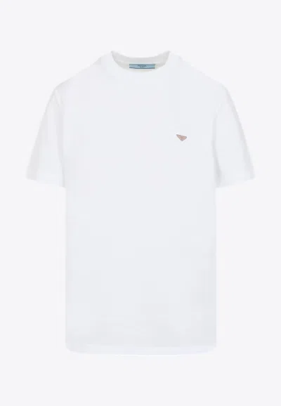 Prada Logo-triangle T-shirt