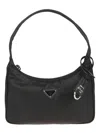 Prada Logo Triangle Tote