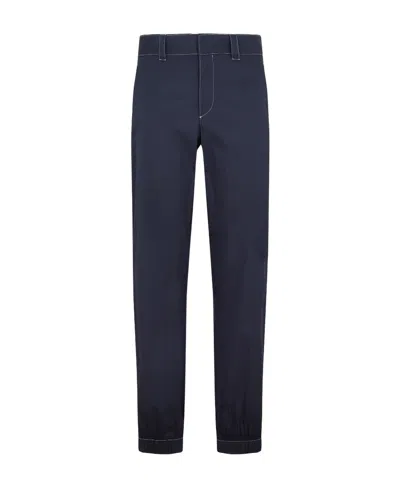 Prada Logo Trousers In Black