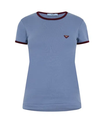 Prada Logo T-shirt In Multi