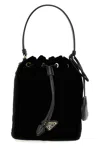 Prada Velvet Mini Bucket Bag