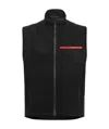 Prada Lr-lx005-mk2 Elastic Fabric Vest Jacket In Black