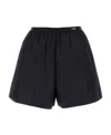 Prada Re-nylon Elasticated-waistband Shorts In Blue