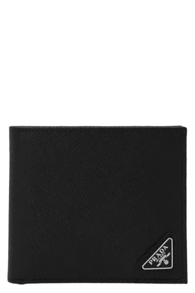 Prada Logo Wallet Wallets And Card Holders Black