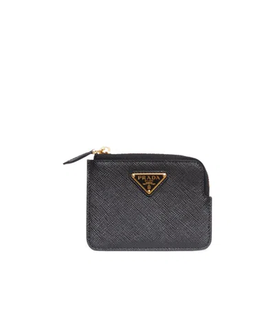 PRADA SMALL SAFFIANO LEATHER WALLET