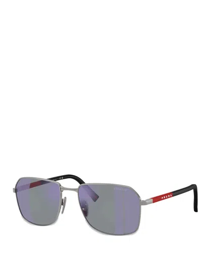 Prada Logo-detail Sunglasses In Pattern