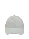 Prada Logoed Baseball Hat In Bianco 1