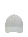 Prada Logoed Baseball Hat In Bianco 1