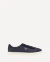 Prada Nylon Sneakers With Suede Inserts