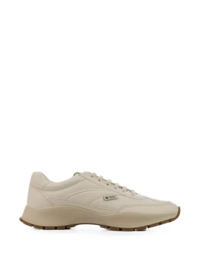 Prada Logo-patch Panelled Sneakers In Multi