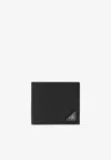 Prada Logo-plaque Saffiano Leather Wallet In Black