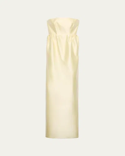 PRADA LONG DOUBLE SATIN DRESS