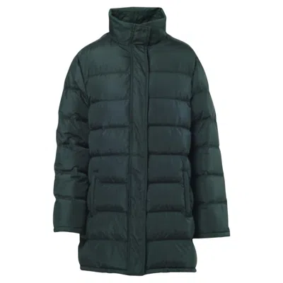 Pre-owned Prada Long Down Coat - '20s In Black