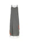 Prada Long Dresses. In Silver