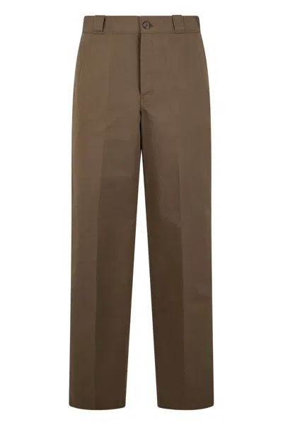 Prada Long Pants With Pockets In Brown